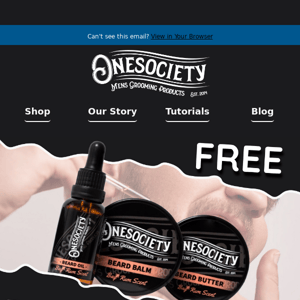 Friday's Free Beard Oil Gift - Pay Day Weekend