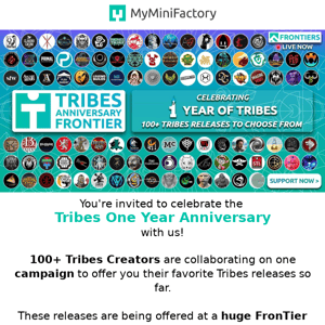 You’re invited to the Tribes Anniversary celebration! 🎂