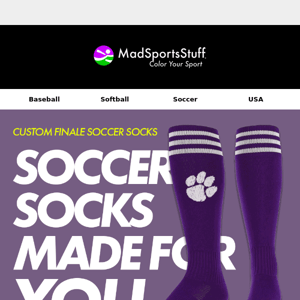 I've got a feeling you'll like these soccer socks 😉