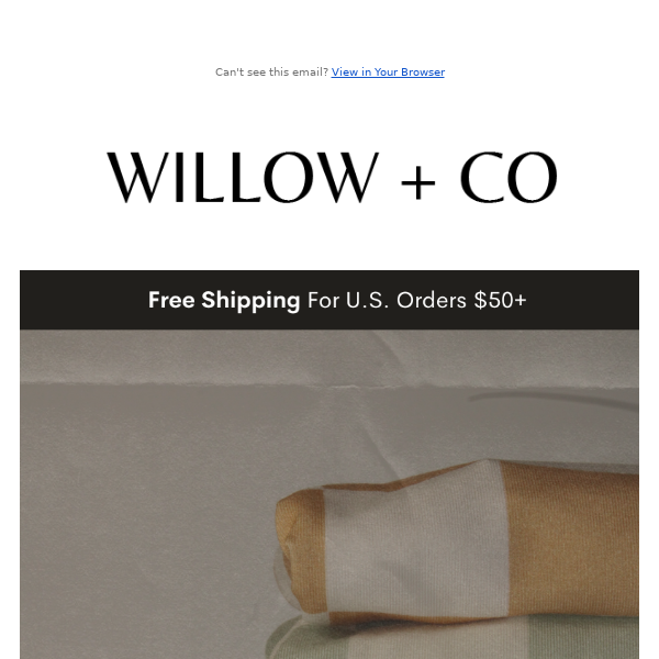 Your Willow + Co Black Friday Sale is here! 🏷️