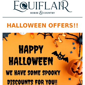EQUIFLAIR HALLOWEEN OFFER 🎃