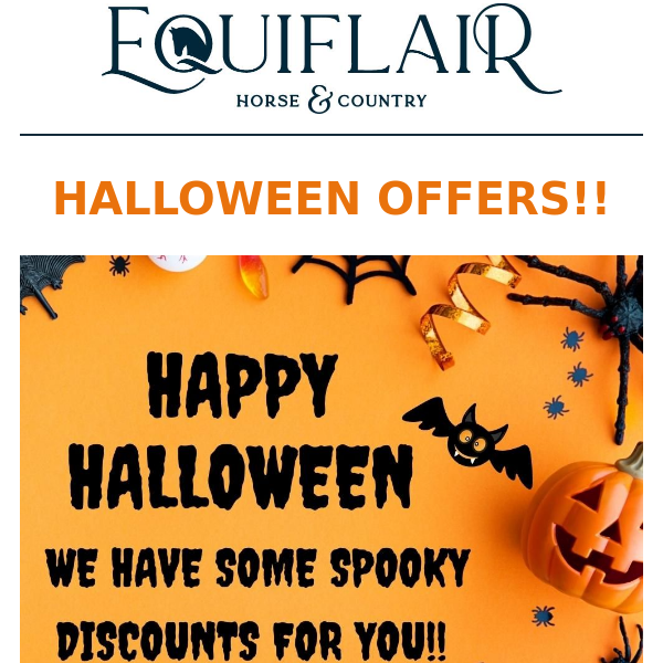 EQUIFLAIR HALLOWEEN OFFER 🎃