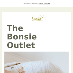 Bonsie outlet restock. Prices as low as $9.99