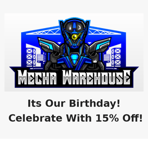 Its Our Birthday!  Celebrate With 15% Off!