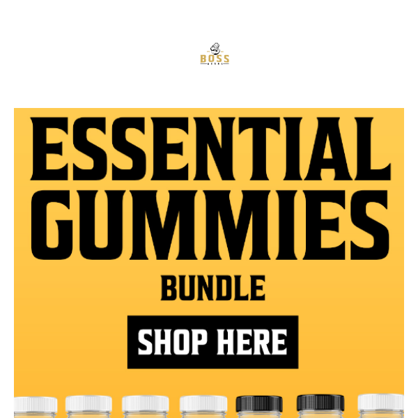 ⭐️ Essential Gummies Bundle By Boss Bears