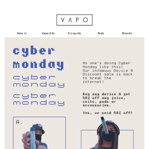 50% off for Cyber Monday! 24 hrs only!