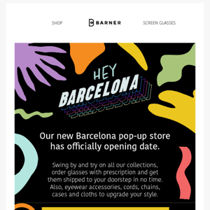 New Pop-Up Store in Barcelona! 😃