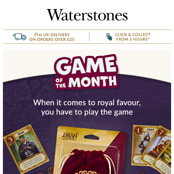 Our Game Of The Month For January