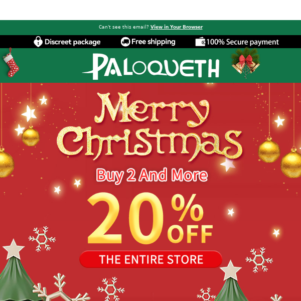 Paloqueth Christmas Sale - The last sale of 2022 is here!