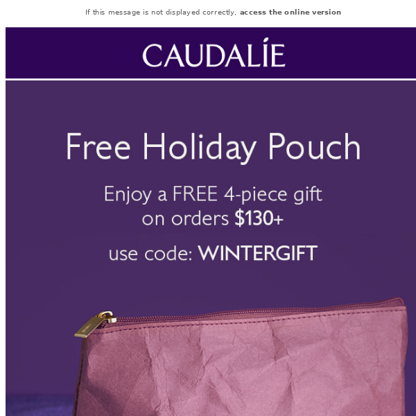 Unwrap Radiance: Free Holiday Pouch