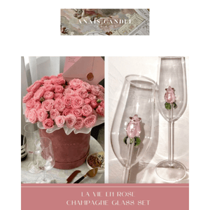 30% Off 💐 La Vie En Rose Glass Cups