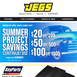 Performance Parts for Your Weekend Project!