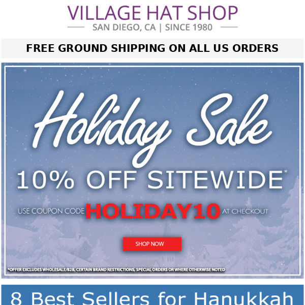 8 Best Sellers for Hanukkah | 10% Off Sitewide Holiday Sale Continues