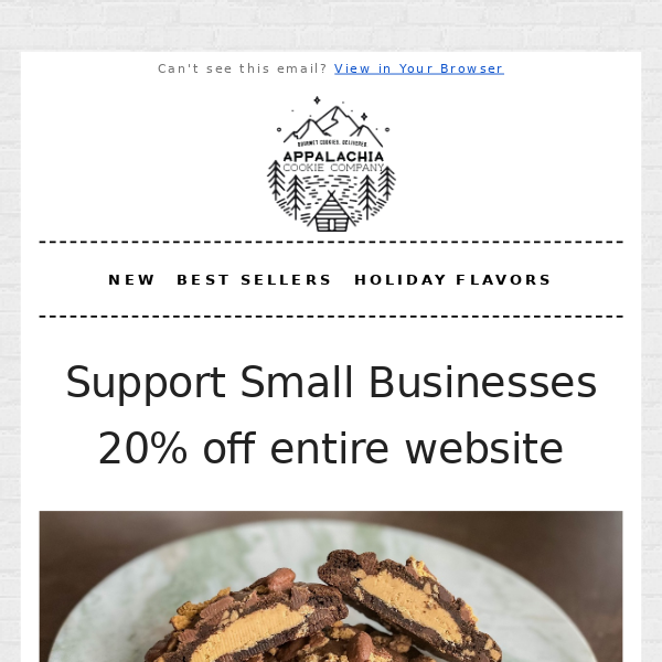 🍪 Support Small Business w/ 20% OFF 🍪 10 New Flavors including NEW stuffed cookies & more