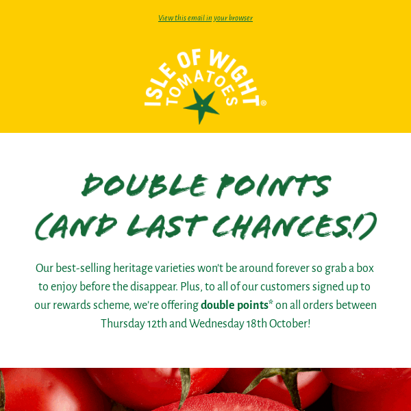Double Points for 7 Days!