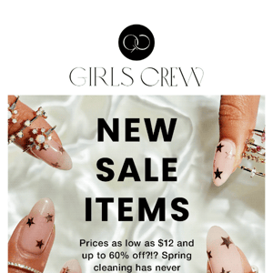Girls Crew Spring Cleaning Sale