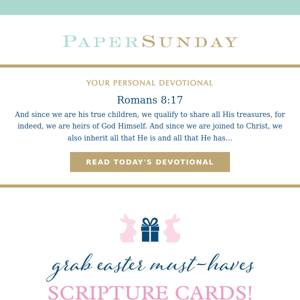 Last Chance for Easter Scripture Cards! ✨