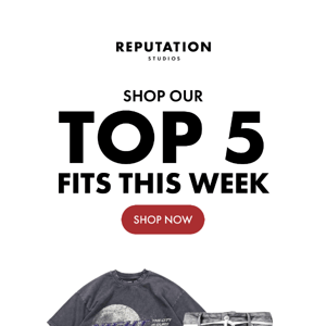Our Top 5 Fits This week!! 🤩