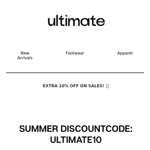 THIS WEEKEND ONLY: EXTRA 10% OFF OF SALES! 🏃🏽💨