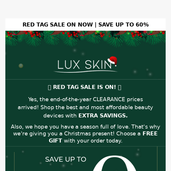 You got a treat from LuxSkin 🎁