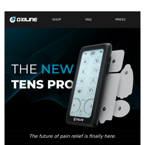 🆕 TENS X PRO: Precise, lightweight and intuitive
