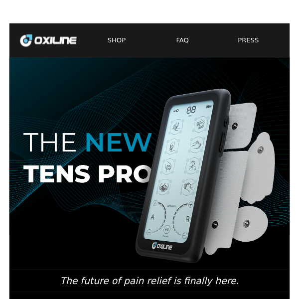 🆕 TENS X PRO: Precise, lightweight and intuitive - Oxiline