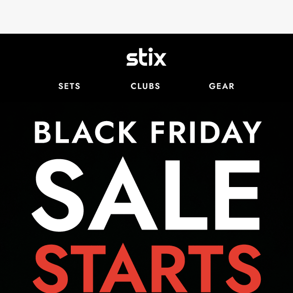 50% OFF Outlet: Black Friday Starts Now!