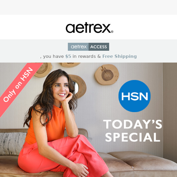 Tune in NOW for Aetrex's HSN Special 🎬