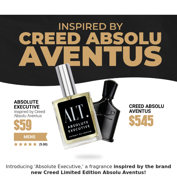 Our version of Creed's Limited Edition Absolu Aventus is here!