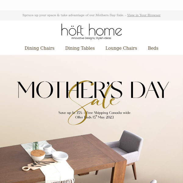 Mothers Day Came Early - Now Save 35% + Free Shipping