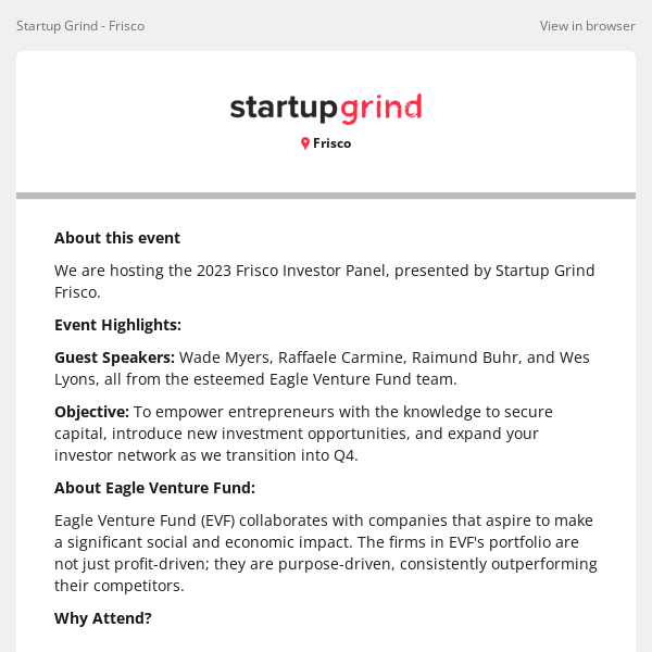 Q4 Game-Changer: Empower Your Startup with Insights from Eagle Venture Fund's Elite Panel