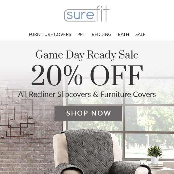 Homestyles by Sure Fit Stretch Recliner Slipcover