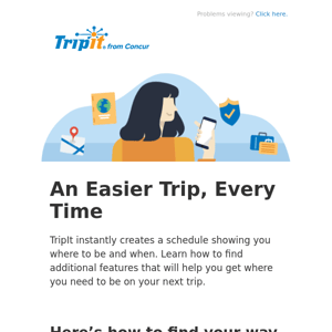 Find Your Way Around with TripIt