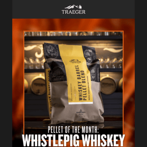 Pellet of the Month: WhistlePig Whiskey Barrel Pellets