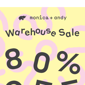 Warehouse Sale Site Exclusive! Up to 80% Off 📣