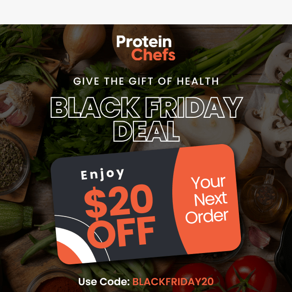 This Black Friday, Give the Gift of Health 🎁