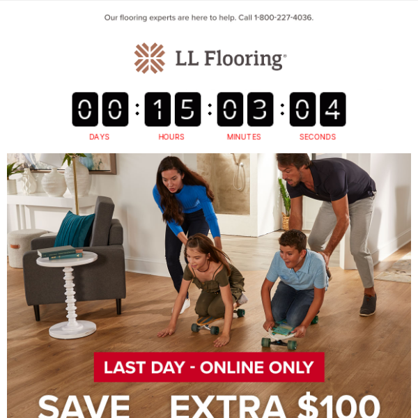 Extra $100 off every $1000 you spend | ENDS TONIGHT