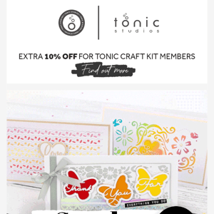 ♥ Tonic Studios USA, Sunday Specials → Up to 70% OFF 👀