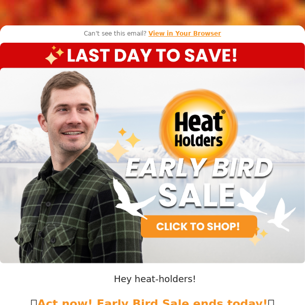 Last day to save 15% off sitewide, Heat Holders.  📣🤩 Take a look.