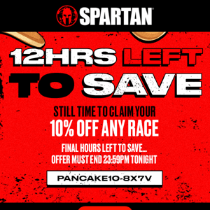 Don't flip Spartan off... just 12hrs left to save