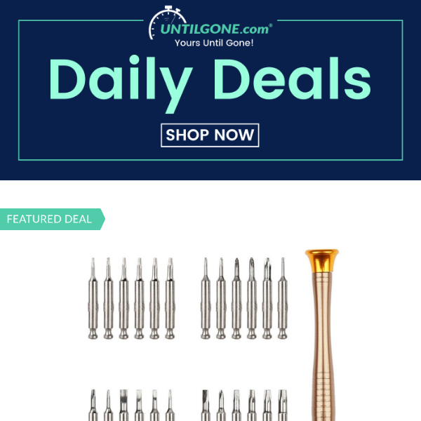 Precision Screwdriver Kit | Percussion Massage Gun | Hooded Sweatshirt