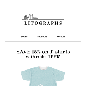 Save 15% on on T-shirts