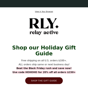 ❤️ Shop Our Holiday Gift Guide! ❤️