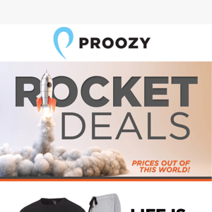 Get ready for a day of rocket deals! 🚀