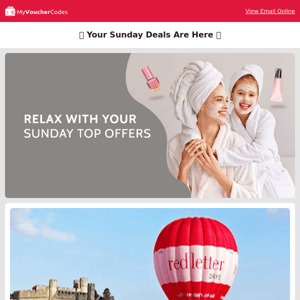 Your Sunday Top Offers Are Here