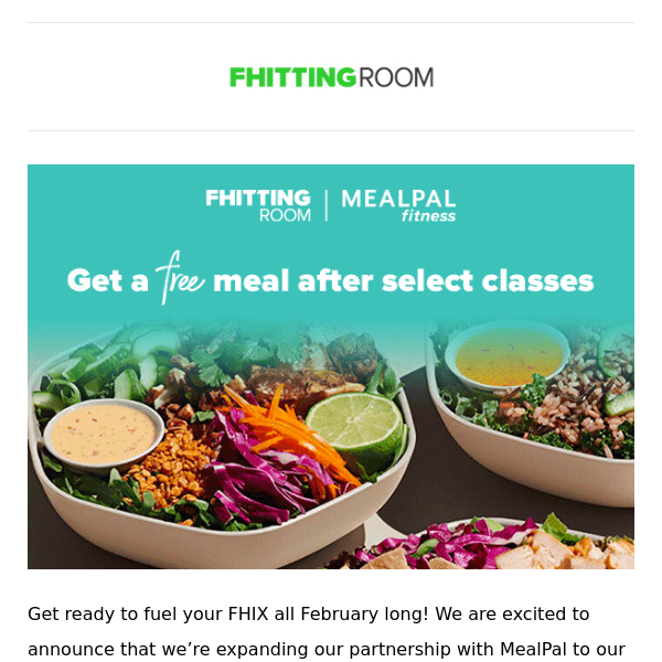 Did Someone Say FREE Food? MealPal x Fhitting Room is back! 🍽️