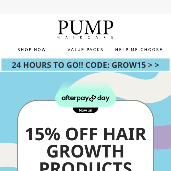 LAST CHANCE 15% Off Hair Growth