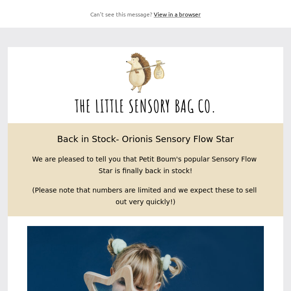 They're Back! Orionis Sensory Star + More ⭐️