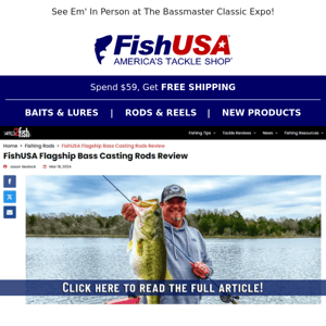 Flagship Bass Rods Review by Wired2Fish!