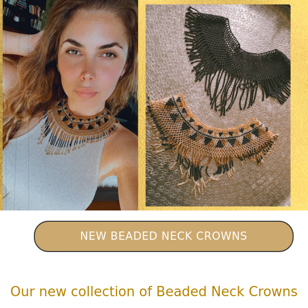 CRYSTALIZED BEADED NECK CROWNS